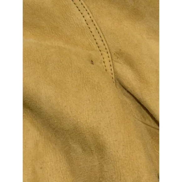 Vtg 70s Bert Paley Men's Sheepskin Suede Full-Zip Hoodie Jacket sz 42R #1420​ - Picture 8 of 12